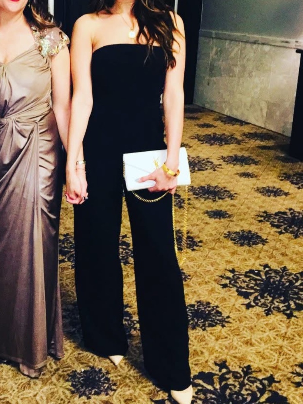 Strapless Black Jumpsuit